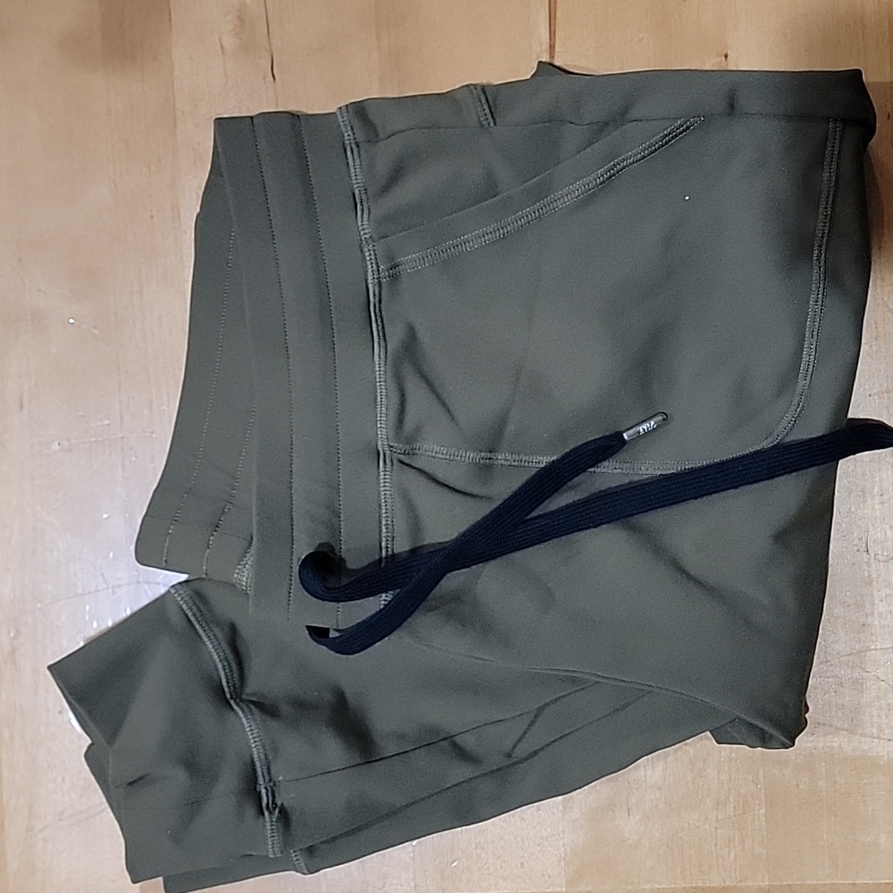 Zyia Unwind Olive Green Joggers
